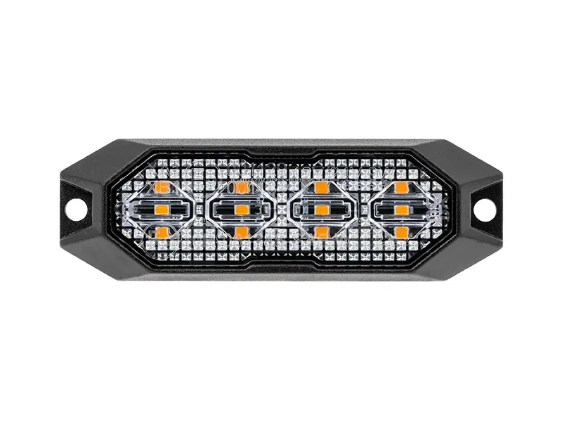 Truck Vision LED Įspėjamasis Žibintas su 4x3W LED, ECE R65, 12-24V, Ypač Patvarus - Attēls 2