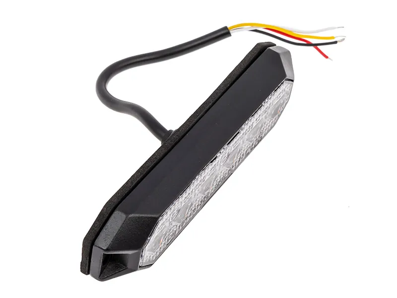 Truck Vision LED Įspėjamasis Žibintas su 6x3W LED, Polikarbonato lęšis, ECE R65 sertifikuotas, 12-24V - Attēls 4