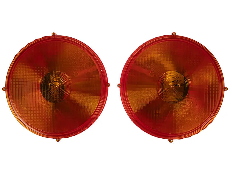 LED Įspėjamasis Žibintų Komplektas 12/24V, 4 LED Didelės Galios Diodai, EN12352 Sertifikuotas - Attēls 2