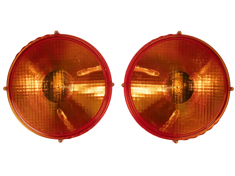 LED Įspėjamasis Žibintų Komplektas 12/24V, 4 LED Didelės Galios Diodai, EN12352 Sertifikuotas - Attēls 3