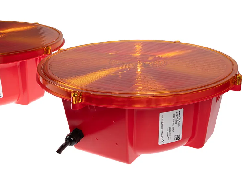 LED Įspėjamasis Žibintų Komplektas 12/24V, 4 LED Didelės Galios Diodai, EN12352 Sertifikuotas - Attēls 5