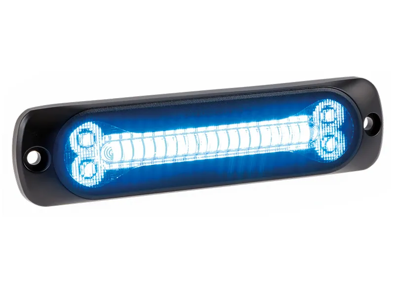 OPTIBEAM Dark Phantom SX6 LED horizontalus signalinių žibintų komplektas, 12-24V, ECE R65 sertifikatas - Attēls 3