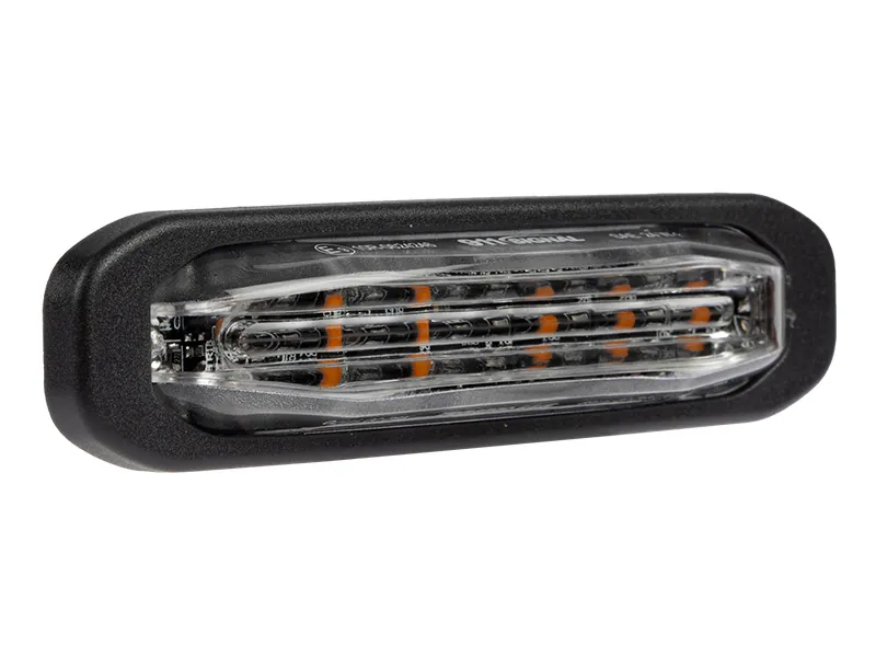 911Signal LED Horizontalus Signalinis Žibintas, Ultra-plonas 15mm, 12-24V, IP67/IP69K - Attēls 3