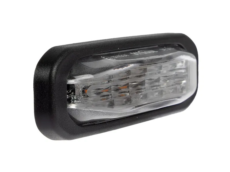 911Signal LED Horizontalus Signalinis Žibintas, Ultra-plonas 15mm, 12-24V, IP67/IP69K - Attēls 4
