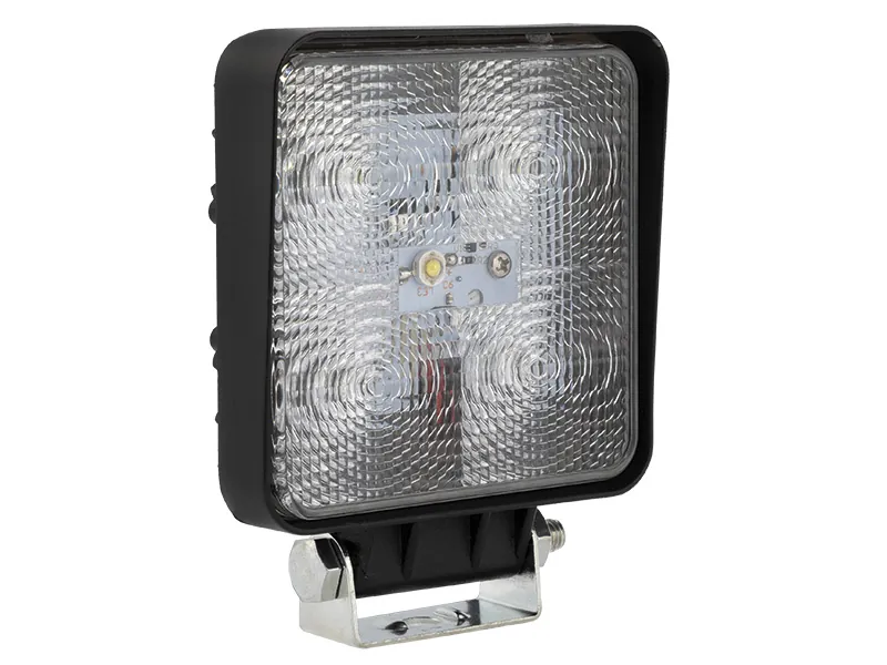 BULLBOY kvadratinis LED darbo žibintas 15W, 1200lm, 10-30V, IP67 - Ledbarzibintai.lt