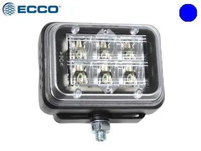 DeltaDesign Mėlynas LED Signalinis Žibintas su Aliuminio Rėmu, 10-30V, IP67, Sinchronizuojamas - Attēls 2