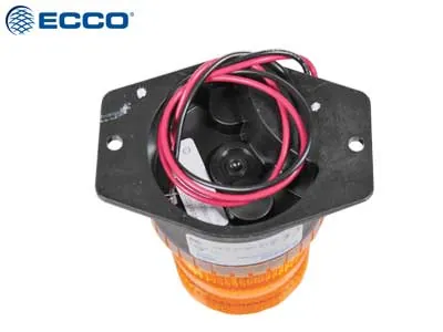ECCO LED Švyturėlis Mini Geltono Signalo 10-80V - Ledbarzibintai.lt