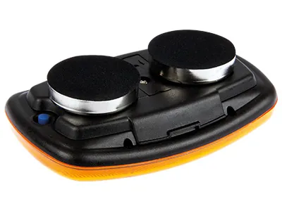 Gintaro spalvos LED įspėjamasis žibintas su baterijomis - 18 ryškių LED, 3 režimai, magnetinis tvirtinimas - Attēls 3