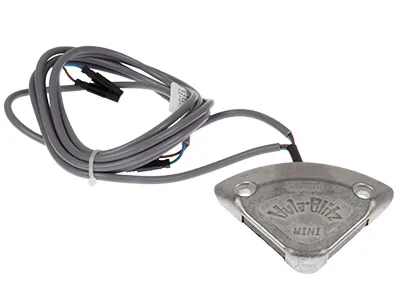 Hula-Blitz Geltona LED Automobilio Galinių Vartų Įspėjamoji Šviesa - 12-24V, 83x83mm