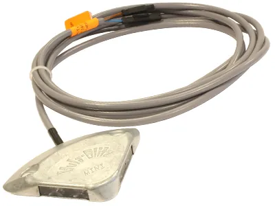 Geltonas LED Galinių Vartų Įspėjamasis Žibintas - Hula-Blitz 12-24V, 83x83mm, su 2.85m Kabeliu