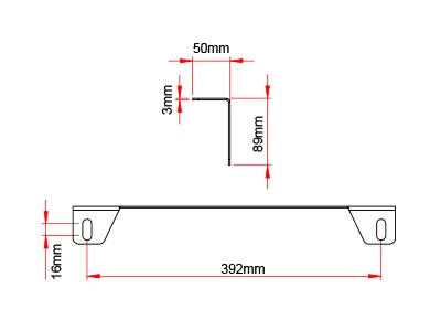 NAN Universalus Numerio Apšvietimo Laikiklis HD 430mm - Attēls 3