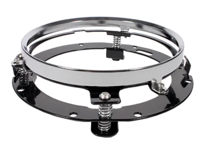 Metalinis laikiklis LED priekiniam žibintui - 7" montavimo rėmas (1605-5010 modeliui) - Ledbarzibintai.lt