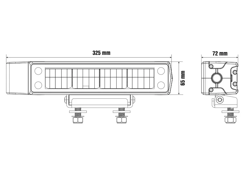 OPTIBEAM AURA Sniegavalio LED žibintas - Dešininis 1800/3600lm 6-30V ECE R148, R149, R10, R65 - Attēls 9