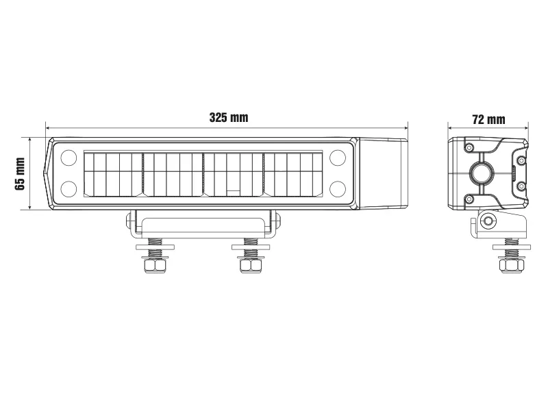 OPTIBEAM AURA Snowplow LED Priekinis Žibintas - 1800/3600lm, 6-30V, ECE R148/R149/R10/R65 - Attēls 9
