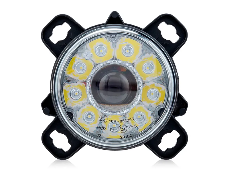 BULLBOY AGRILINE 90mm LED Priekinis Žibintas su Hi/Lo funkcija, 10-30V, 2000/5600lm, 5000K, R149 - Attēls 2
