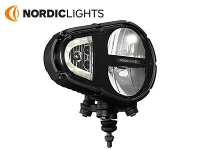 NORDIC Sculptor N6002 LED Priekinis žibintas Dualbeam su integruotu pasukimo signalu | 9-32V