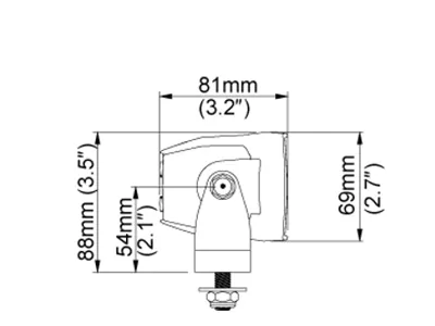 NORDIC LIGHTS LED Darbinis Žibintas Asymmetric 4800lm IP69K - Attēls 5