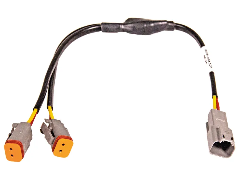 DEUTSCH Y-Connector Laidų Komplektas DT Serijos 2-pin Darbiniams Žibintams - Ledbarzibintai.lt