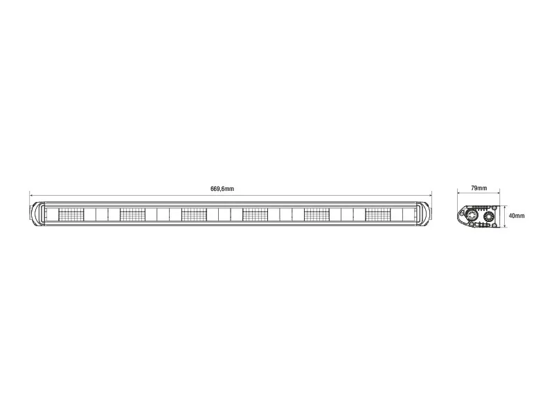 SEEKER LED Bar Žibintas Ultima 30 High Beam 9750lm R112 - Attēls 3