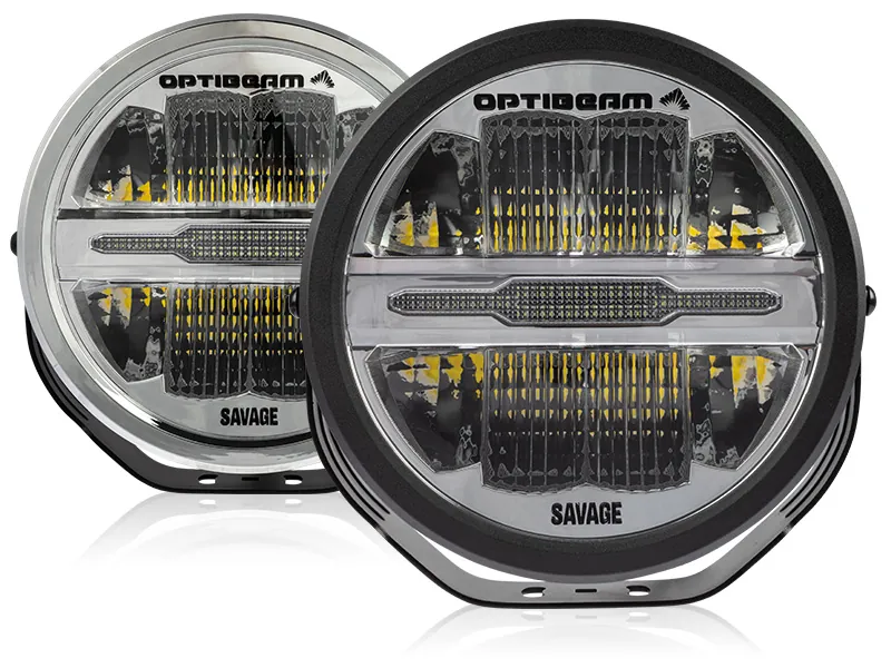 OPTIBEAM LED Bar Žibintas Savage 9 su 7200lm Tolimųjų Šviesų Sistema - Attēls 6