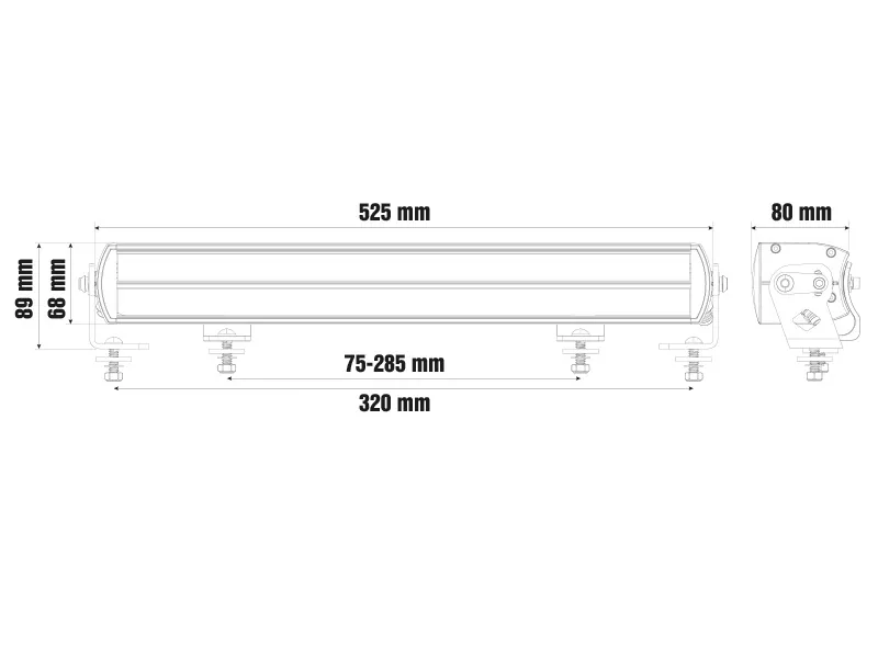 OPTIBEAM LED Bar Žibintas Super Captain Dual 600 25000lm IP68 - Attēls 10