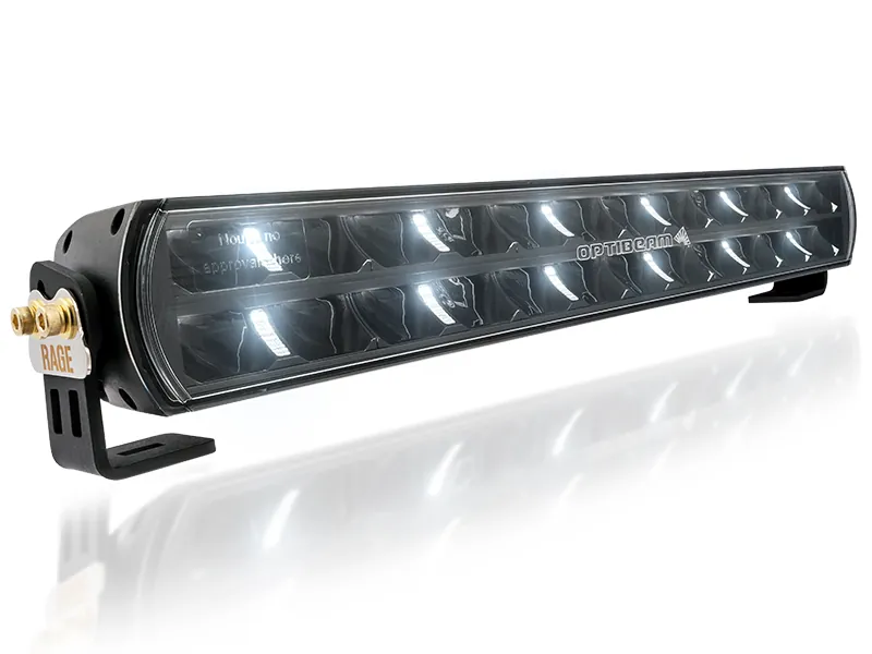 OPTIBEAM Super Captain Dual Rage 600 LED žibintas | 27000lm | 9-36V | 525mm | Oranžinė/balta dienos šviesa - Attēls 2