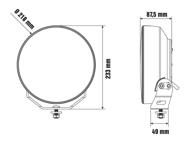 OPTIBEAM LED Bar Žibintas Elites 9 su 11320lm Šviesos Srautu - Attēls 7