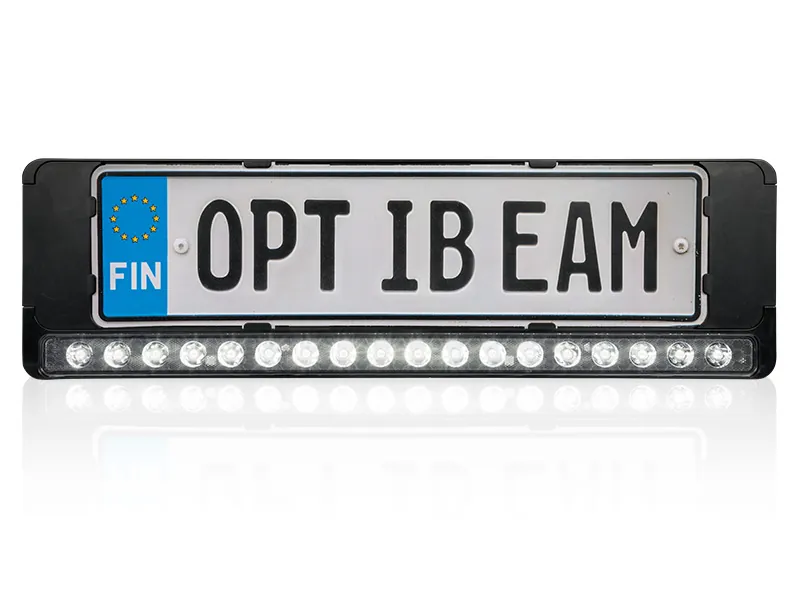 OPTIBEAM E-BAR FIN SINGLE LED Tolimųjų Šviesų Žibintas - 7500lm, 9-36V, 493m, ECE R149, R10 Sertifikuotas