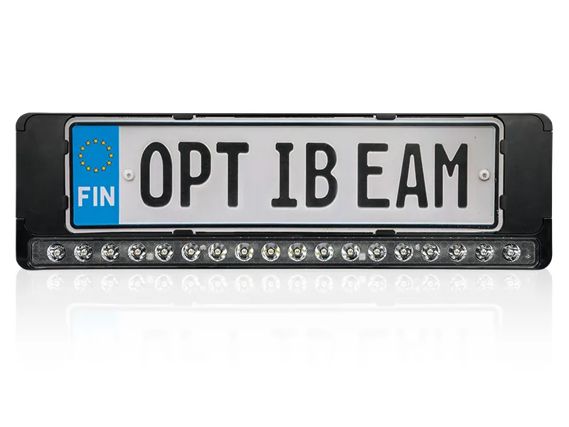 OPTIBEAM E-BAR FIN SINGLE LED Tolimųjų Šviesų Žibintas - 7500lm, 9-36V, 493m, ECE R149, R10 Sertifikuotas - Attēls 2