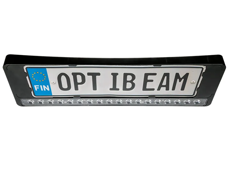 OPTIBEAM E-BAR FIN SINGLE LED Tolimųjų Šviesų Žibintas - 7500lm, 9-36V, 493m, ECE R149, R10 Sertifikuotas - Attēls 5