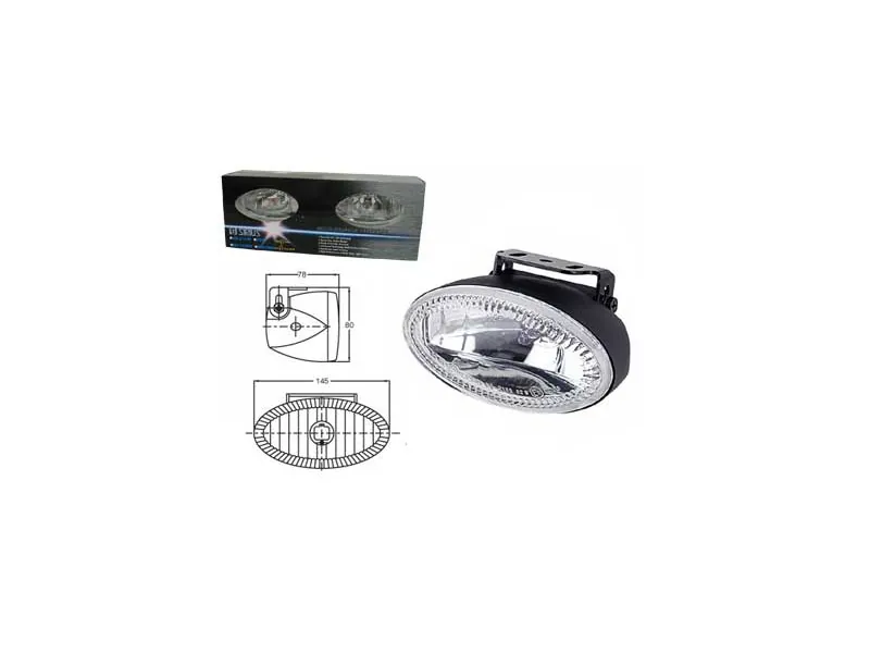 SIRIUS H3 tolimųjų šviesų žibintų komplektas 145x75mm su lemputėmis - Ledbarzibintai.lt