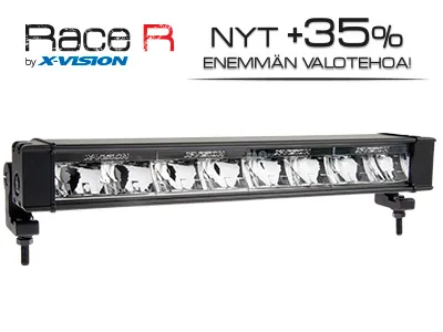 X-VISION LED Bar Žibintas Race R8 Tolimųjų Šviesų 37.5
