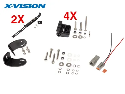 X-VISION LED Bar Žibintas Genesis 600 Curved 8000lm IP68 - Attēls 7