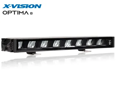 X-VISION OPTIMA 8 LED Bar Žibintas 5500lm IP69K Papildomas Tolimųjų Šviesų
