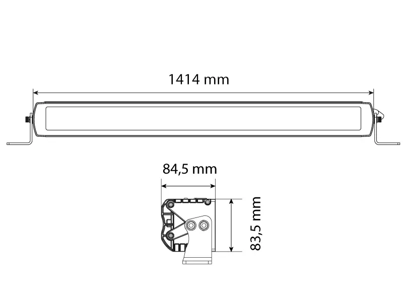 X-VISION LED Bar Žibintas Maxx 1300 su 25000lm Šviesos Srautu - Attēls 8
