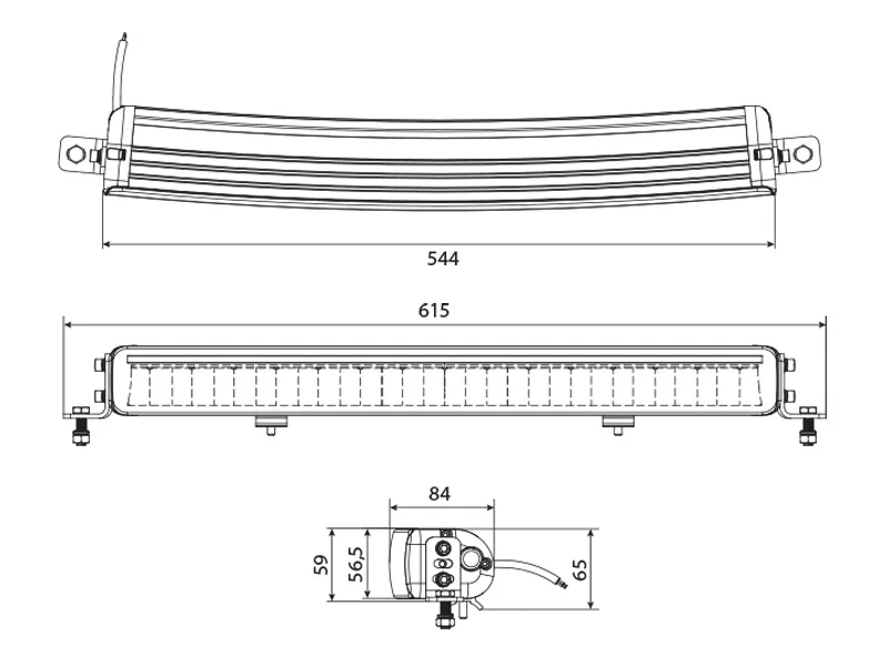 W-LIGHT LED Bar Žibintas Comber II 13800lm Tolimųjų Šviesų - Attēls 6
