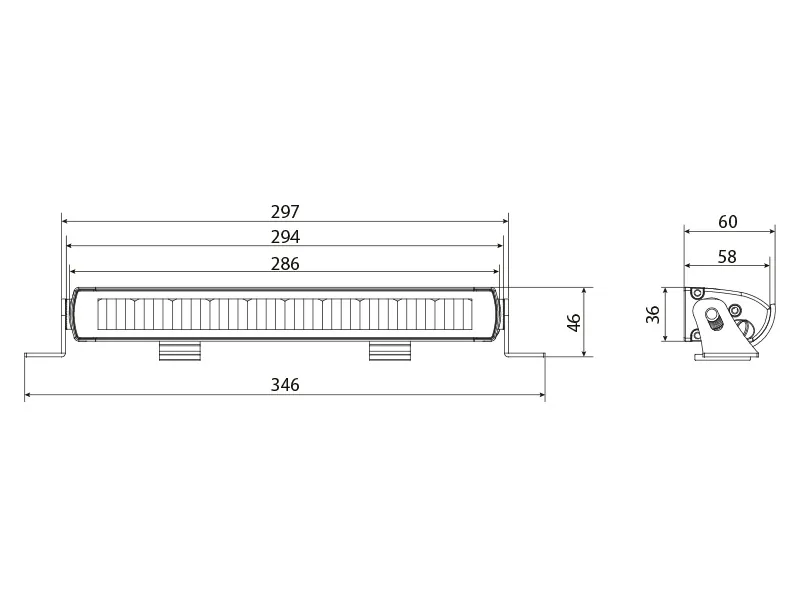 W-LIGHT LED Bar Žibintas Impulse 1.2 Tolimųjų Šviesų 4500lm - Attēls 4
