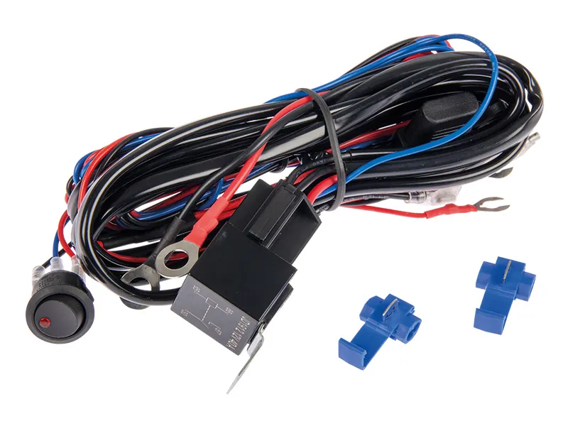 AUTOLINE Laidų Komplektas LED Žibintams su Rele ir Jungikliu 160W - Attēls 2