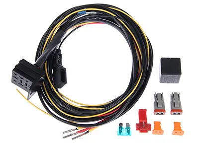 Laidų komplektas dviem žibintams - Deutch DT jungtys, 12V 40A relė, 15A saugiklis