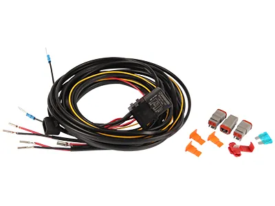Wiring kit PRO Laidų komplektas trims žibintams - 12V, maks. 3x80W su Deutch DT jungtimis