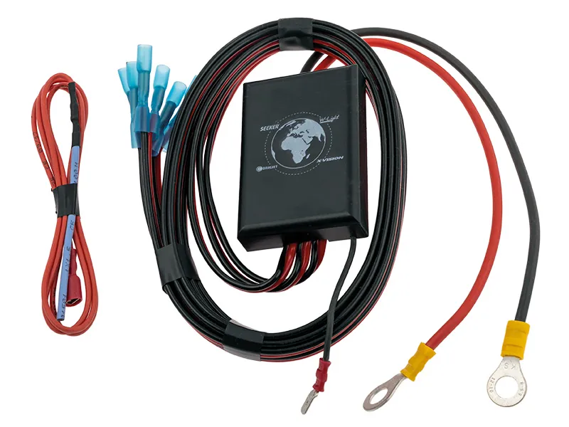 OPTIBEAM Universalus laidų komplektas trims žibintams 12/24V - iki 3x200W (12V) arba 3x400W (24V) - Attēls 3