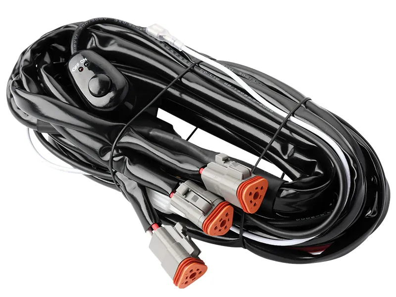 Universalus Laidų Komplektas su Deutsch DT jungtimis - 12V / 40A - Trims Papildomiems Žibintams - Attēls 2