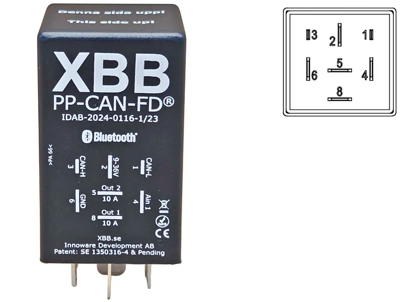 XBB PP-CAN-FD CAN-bus galios modulis papildomai įrangai - Ledbarzibintai.lt