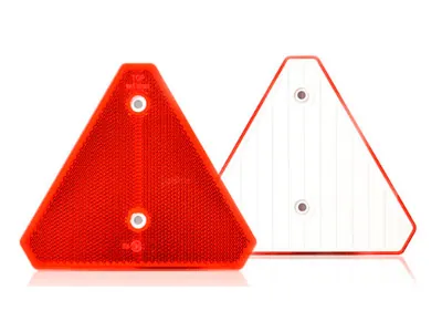 Automobilinis Trikampis Atšvaitas Priekaboms - Atspindintis Reflektorius Kelio Saugumui