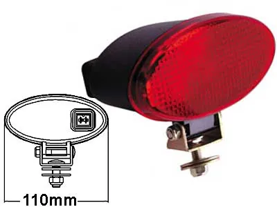 Halogeninis galinis rūko žibintas BA15s 110x55x72mm | Universalus automobilinis rūko žibintas - Ledbarzibintai.lt