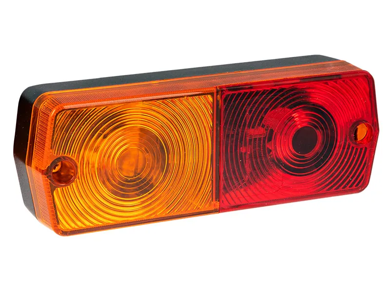 SIM 2-kameros galinis žibintas su flash-stabdymo-parkavimo funkcijomis, BAY15d jungtimi - Ledbarzibintai.lt