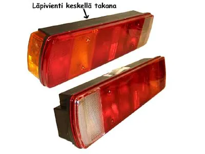 Trucklite 7 funkcijų galinis žibintas su šoniniu LED žibintu ir atšvaitu, tvirtinimo atstumas 152mm, BA15s lemputės tipas - Ledbarzibintai.lt