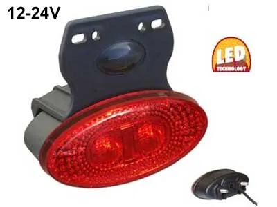 LED Galinis Rūko Žibintas 110x55mm su Nuimama Rankena - 12-24V Universaliam Naudojimui - Ledbarzibintai.lt