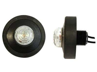 Raudonas Apvalus LED Šoninis Gabaritinis Žibintas 12-24V, ø 60.60mm