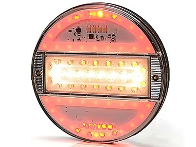 SLIM LINE LED Galinis Žibintas | Daugiafunkcinis 140mm | 12-24V | E-patvirtintas - Ledbarzibintai.lt